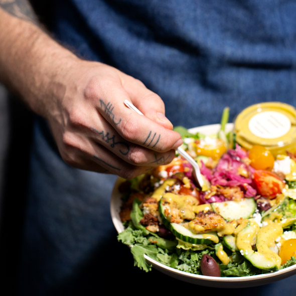 Delicious plant-powered food at Atis