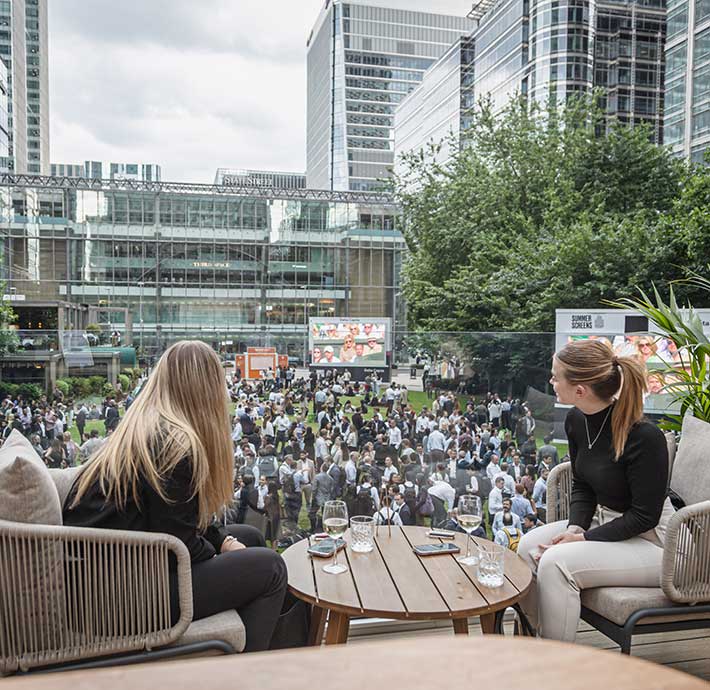 Oasis Bar Terrace View