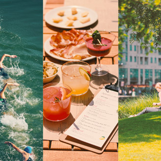 Summer in Canary Wharf