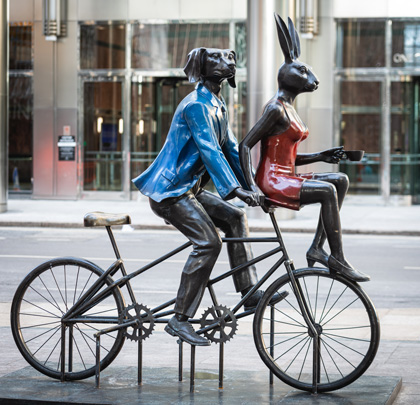Tandem Lovers at Children's Art Trial