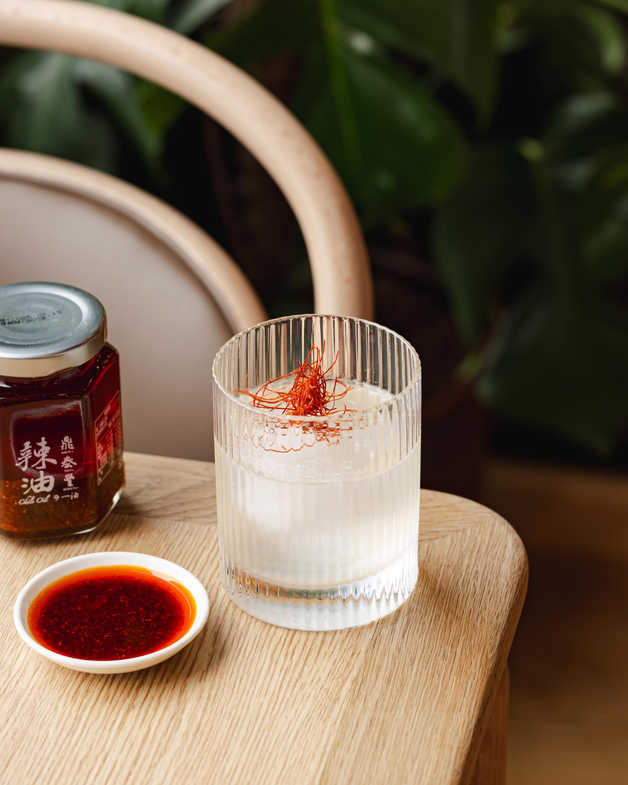 cocktail on table