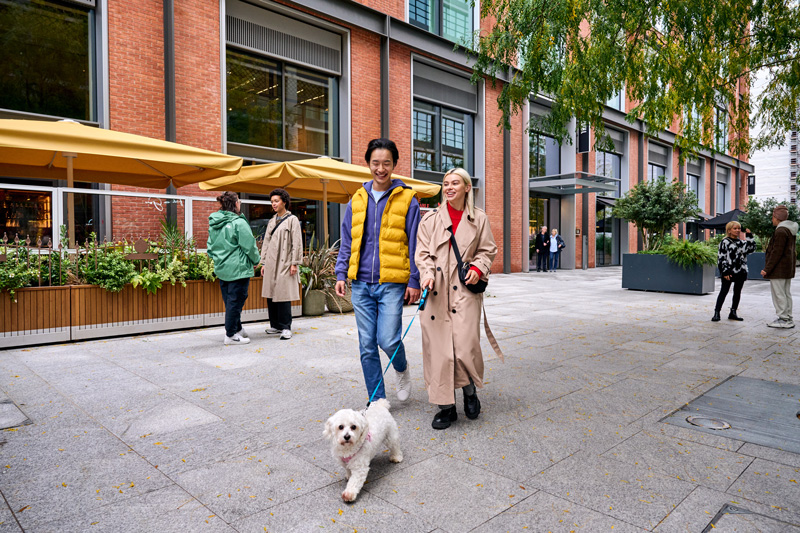 Dog-friendly destinations in Canary Wharf