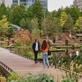 Eden Dock in Canary wharf