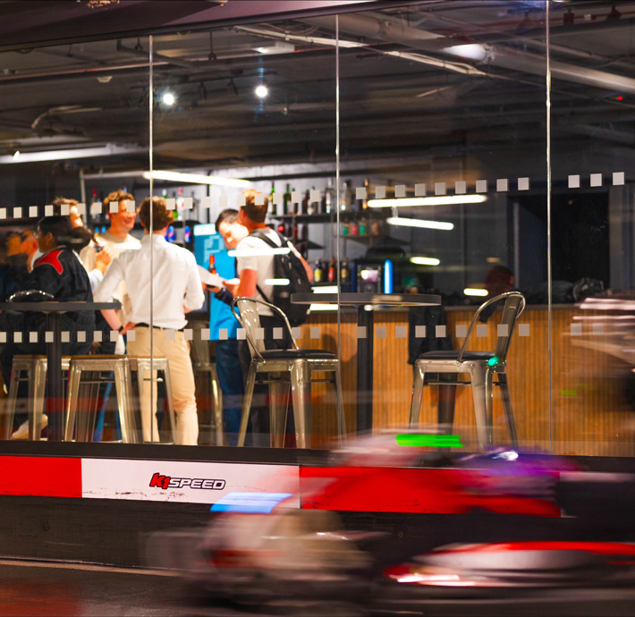 go-kart racing in K1 speed