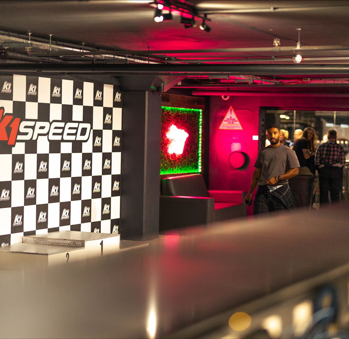 K1 speed go-karting in canary wharf