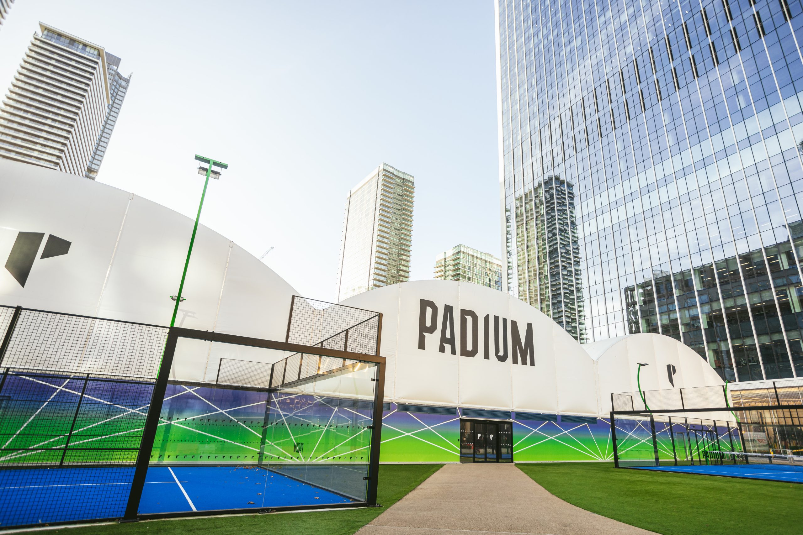 Front of Padium Building Canary Wharf